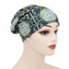 Elastic Cotton Printed Double-layer Lining Satin Nightcap